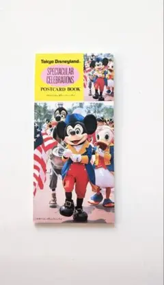 東京ディズニーランド　ポストカードブック　12枚　昭和レトロ
