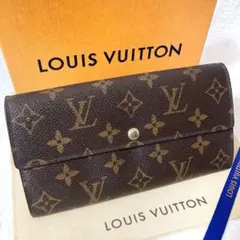 【美品】ルイヴィトン ☆ポルトフォイユサラ モノグラム 長財布 折り財布