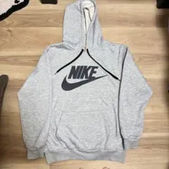 NIKE グレー フード付きスウェットパーカー