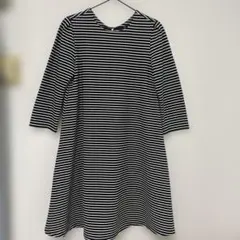 HusHusH ボーダーワンピース 七分袖　Mサイズ
