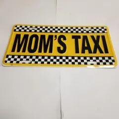 MOM'S TAXI 金属製プレート