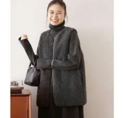 relume シープカーリーフェイクファーベスト