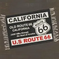 未使用 新品 Route66 フロアマット コットン100％ 敷物 アメリカン