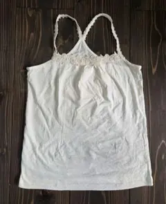 Chocol raffine robe♡コットンレースキャミソール ホワイト　Mのサムネイル
