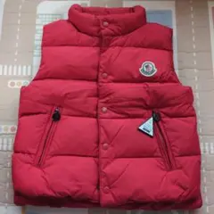 MILLETレトロダウンベストSレッド ダブルジップ　ミレー　ヴィンテージ 月初限定値下！MILLETレトロダウンベストSレッド ダブルジップ赤ミレー