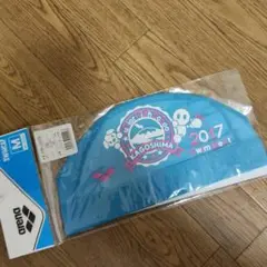 arena 水泳用キャップ M 青 Kagoshima 2017