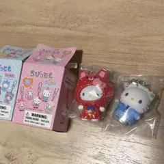ちびっとも　レインコート　制服　キーリング　マスコット　キティ　ダニエル