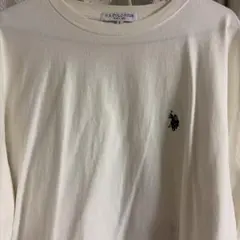 U.S. POLO ASSN. ワッペン装飾 Tシャツ ホワイト Lのサムネイル