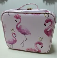 A☆N様専用♡大容量メイクボックスフラミンゴ柄♡ほぼ未使用