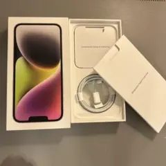 Apple iPhone 14箱+ 充電ケーブル