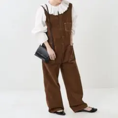 ⚠️裾上げ済 ボタンフライサロペット フリークスストア サムシング