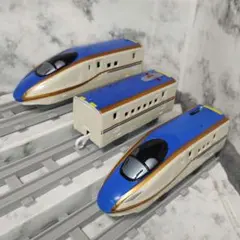 プラレール E7系 新幹線 かがやき 3両編成 動作確認済み