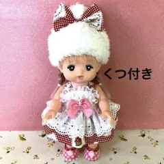 メルちゃん服　ワンピース③点セット❤️ハンドメイド☆25