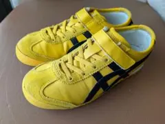 オニツカタイガー MEXICO 66 KIDS 21.0cm イエロー×ブラック