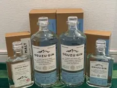 OSUZU GIN＆MALT 尾鈴ジン＆モルト　４本のサムネイル