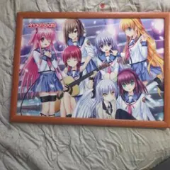 Angel Beats! A3判クリアポスター　額縁付き　集合絵　値下げのサムネイル