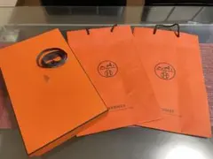 HERMES箱・リボン・ショッパー2枚セット