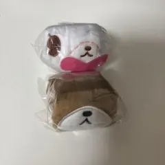 シュガーバーニーズ ふわふわ巾着 ポーチ しろうさ　くろうさ