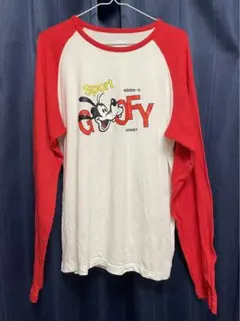 adidas × Disney Sport Goofy ラグランTシャツ L