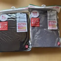 UNIQLO HEATTECH アンダーシャツ 130cm 2枚セット