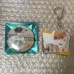 桜遥 ホログラム缶バッジ Coffee shop アクリルキーホルダー