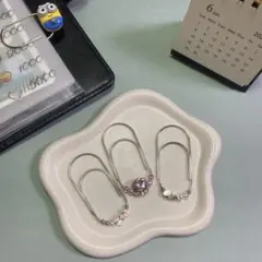 大きめ可愛い ペーパークリップ バインダー貯金 a14