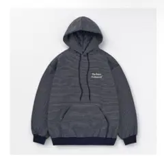 エンノイennoy BORDER ボーダーフーディー　ネイビー M ENNOY Border Hoodie Sweat 