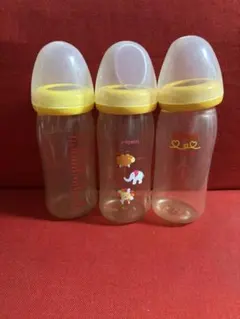 Pigeon 哺乳瓶 3本セット 動物柄