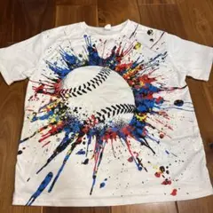 カラフル野球ボールTシャツ　150