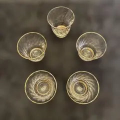 煎茶道具 煎茶碗 ガラス茶碗 義山 金散らし - メルカリ