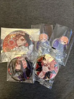 エース 缶バッジ アクリルスタンドセット