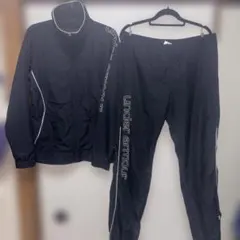 アンダーアーマー ジャージセット 黒