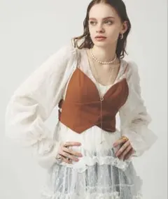 と*の様 【LA BELLE ETUDE】BACK ダブルリボンビスチェ