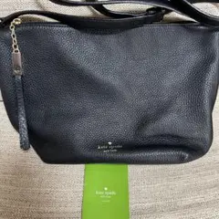kate spade 黒 レザー ショルダーバッグ ケイトスペード