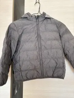 グレー　ユニクロ　ダウン　120