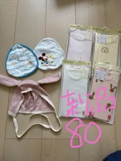 ベビー服・ボディスーツまとめ売り(サイズ50-80)、新品4着あり！！