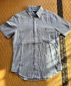 RALPH LAUREN ラルフローレン　半袖シャンブレーオックスフォードシャツ