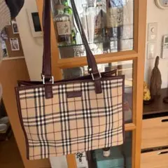 BURBERRY ノバチェック トートバッグ