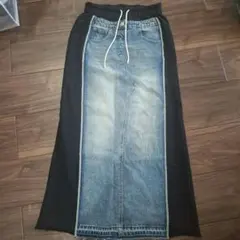 美品 MICALLE MICALLE デニムスカート ロングスカートのサムネイル