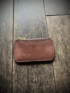 マヤレザーチョコブラウン　フラグメントケース カードケース