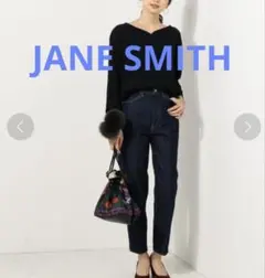 JANE SMITH ハイウエスト スリム ワンウォッシュ デニムのサムネイル