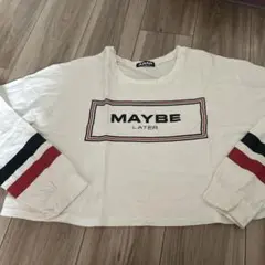 ANAP 長袖 トップス MAYBE LATER ホワイトのサムネイル