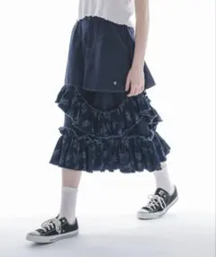 idem 花柄ジャガードフリルデザインスカートのサムネイル