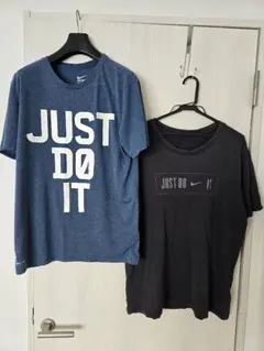 Nike ナイキドライフィットTシャツ2枚セット dryfit justdoit