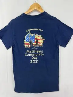 【アメカジ】国旗　ギルダン　 Community Day 2021 Tシャツ