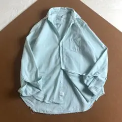 希少✨Eileen　フランク＆アイリーン　ダメージ加工　スキッパーシャツ　洗えるのサムネイル