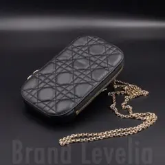 Dior Lady Dior フォンホルダー カナージュラムスキン - メルカリ
