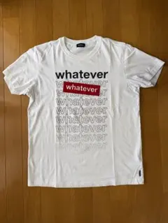DIESEL テキストプリント Tシャツ ホワイト