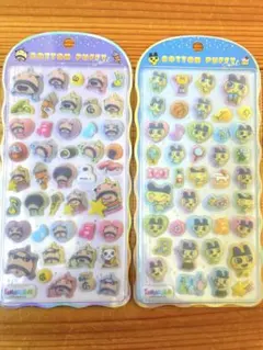 【新品】たまごっち コットンパフィシール おやじっち まめっち