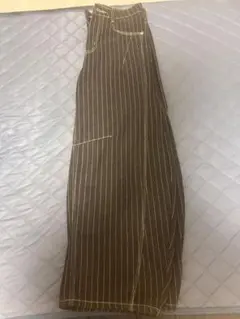 地底人ストライプバルーンデニム 値下げ交渉あり‼️